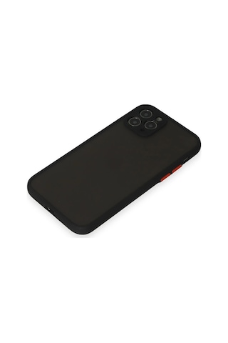 Newface Apple, Uyumlu iPhone 11 Pro Kılıf Montreal Silikon Kapak Semeglbl - 64 - Siyah