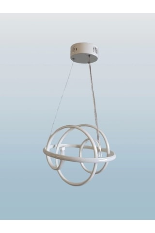 Dmr Helezon Sarkıt Led Avize Beyaz Kasa Üç Renk 6500k/4000k/3000k Beyaz Ilık/beyaz/sarı Günışığı Çok Renkli