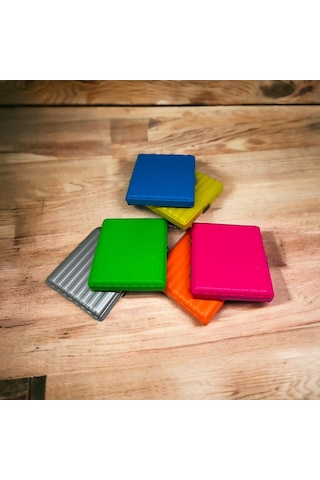 Bavul Desen Metal Kısa Sigara Tabakası 18li Mavi