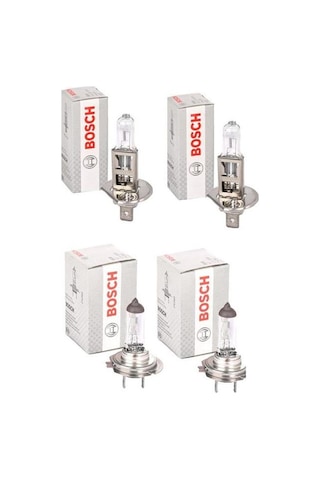 CLİO SYMBOL 2015 SONRASI ÖN UZUN-KISA 4 LÜ FAR AMPÜLÜ TAKIMI BOSCH