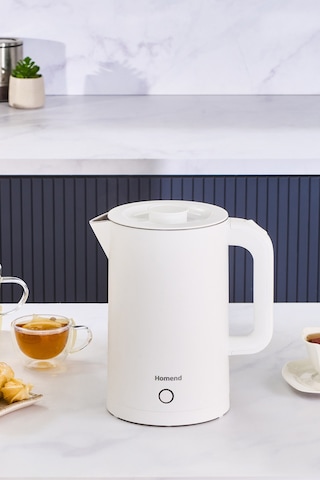 Homend Heatrow Cool Touch 1618h Çift Duvarlı Sessiz Xl Su Isıtıcısı Kettle
