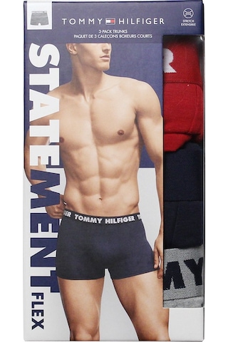 Tommy Hilfiger Tommy Hılfıger Statement Flex Erkek 3 Lü Boxer 09T3798 608