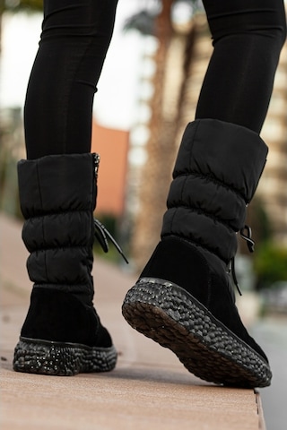 Khayt Fashion Fermuarlı Paraşüt Spor Kadın Çizme Bot (530094510)