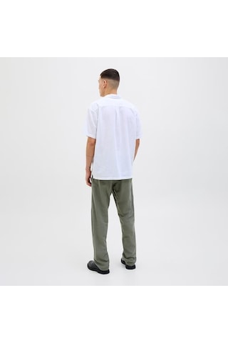 Jack&jones Kane Summer Linen Blend Jogger Erkek Yeşil Pantolon