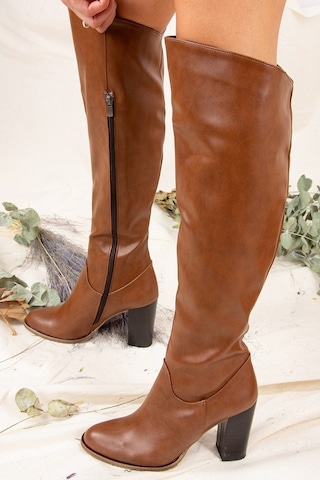 Fox Shoes Taba Kadın Çizme A654018009