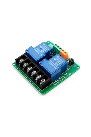 5v 2 Kanal 220v 30a Röle Modül Yüksek Akım Güç Kontrol Anahtarı Opto İzolasyon Düşük/yüksek Tetik