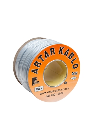 Artar 2x1.5 Mm Liycy Blendajlı 100 Metre Bakır Hoparlör Kablosu Ses Sistemi Kablosu