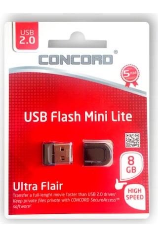 C-uml8 8 Gb Usb 2.0 Mini Lite Flash Bellek