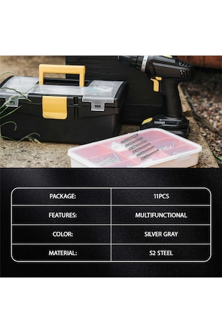 Leasetake 11 Adet 75mm Manyetik S2 Çelik Tornavida Uçları Altıgen Torx Başlı T6/t7/t8/t9/t10/t15/t20/t25/t27/t30/t40