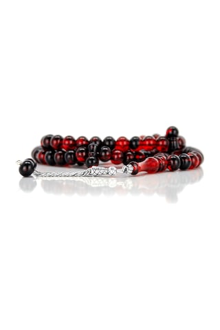 Derviş Tesbihi 99 Lu 8 MM Akrilik 1 Adet Bordo N11.4667