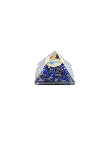 Hakiki Doğal Lapis Lazuli Taşı Orgonit Piramit 175 Gram