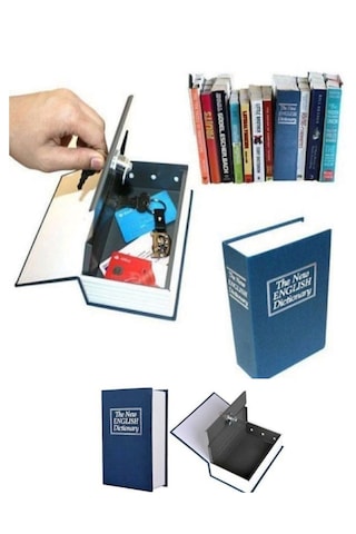 Premıum Boy Kitap Görünümlü Gizli Kasa