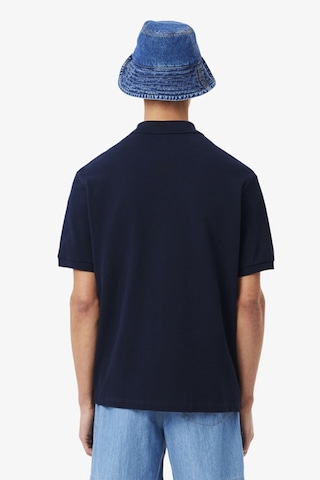 Lacoste Men's Loose Fit Kalın Pike Kumaş Polo T-shirt Erkek Polo Yaka Tişört Lacivert