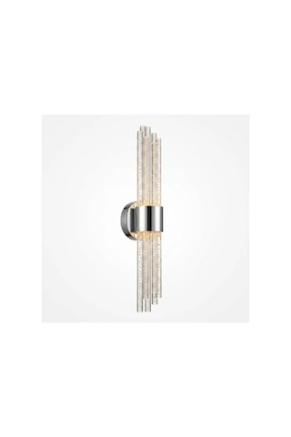 Matrix 8 Led Duvar Apliği Modern Ve Şık Tasarım Aplik Gümüş Gövde Günışığı Led Gümüş