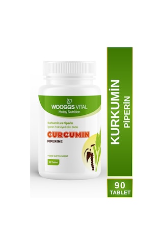 Kurkumin Ve Piperin 90 Tablet