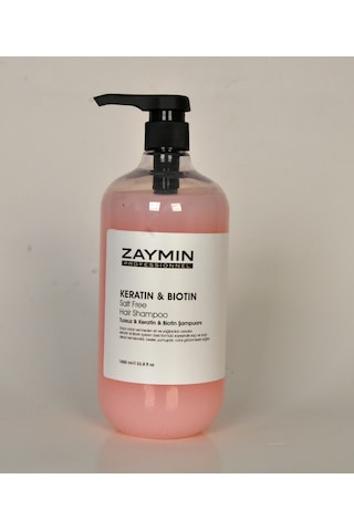 Zaymın Tuzsuz Keratin & Biotin Şampuan 1 L