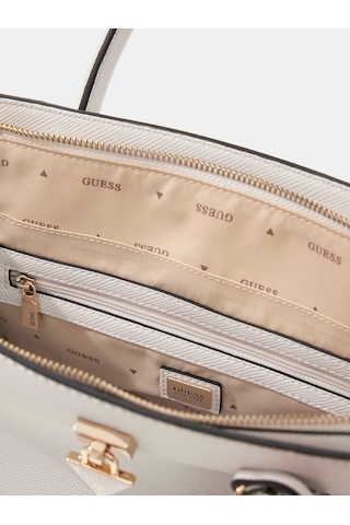 Guess Patsie Logo Kadın El Çantası Hwzg9919060 Krem
