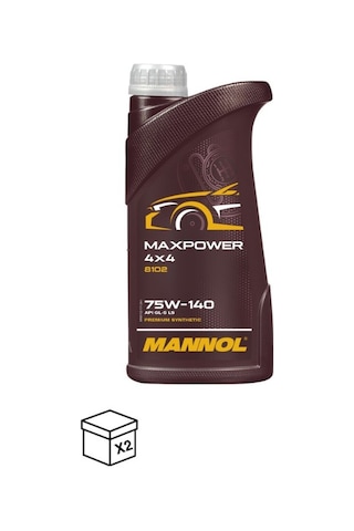 Mannol MN8102-1 Maxpower 75W-140 GL-5 Şanzıman Yağı 2 x 1 L Mannol MN8102-1 Maxpower 75W-140 GL-5 Şanzıman Yağı 2 x 1 L