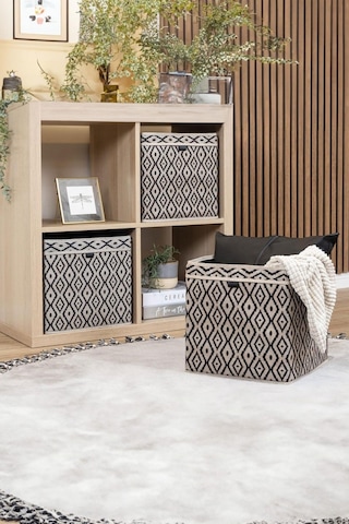 Bohe Çok Amaçlı Raf Düzenleyici Dekoratif Kutu Dolap Organizer Baza Altı Hurç 30 X 30 X 30