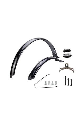 Suntek Bisiklet Ön Arka Çamurluklar 26 Inç Siyah-destek Siyah