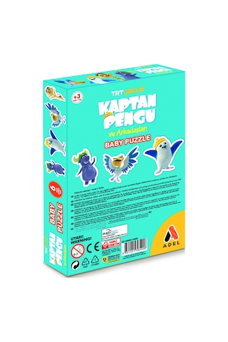 TRT Çocuk Kaptan Pengu  Baby Puzzle