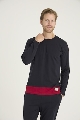 Kly Erkek Premium %100 Pamuk 4 Mevsim Kumaş Bisiklet Yaka Uzun Kollu Pijama Takım Lacıvert
