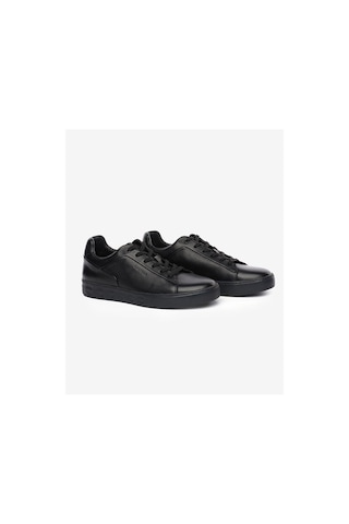 Greyder Erkek Siyah Hakiki Deri Sneaker Ayakkabı 5k1sa13293 Siyah