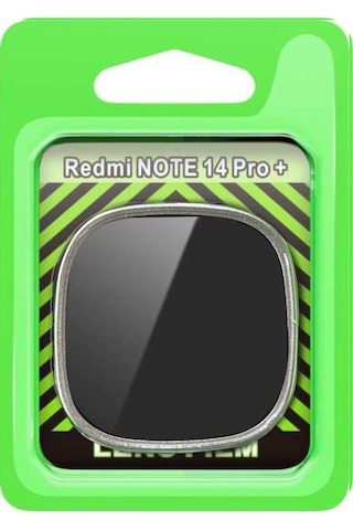Xiaomi Redmi Note 14 Pro Plus Raze Metal Kamera Lens - Gümüş