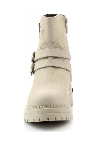 Harley Davidson Beige Hakiki Deri Kadın Bot & Bootie Hd0777055603 Beige