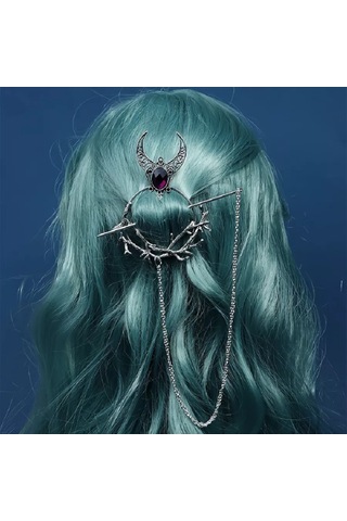 Deus Lıght Gothic Saç Tokası Çin Şpilyeleriyle 271863143 Gri