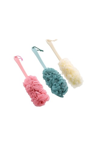 Didadodo Pembe Uzun Saplı Banyo Fırçası - Sırt Temizliği İçin Pratik Ve Dayanıklı Güçlü Diğer