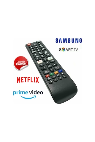 Samsung Uyumlu Smart Tv Kumandası Netflix Prime Video Tuşlu Bn59-01315D