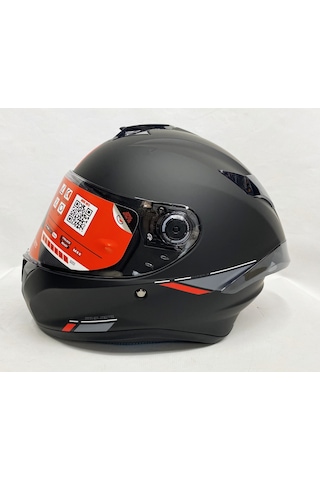 Mt Targo S A1 Şeffaf Vizörlü V-14B Kapalı Kask Mat Siyah