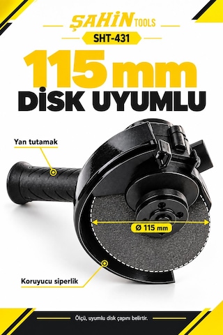Çok Amaçlı Taşlama Disk Aparatı 115 Mm