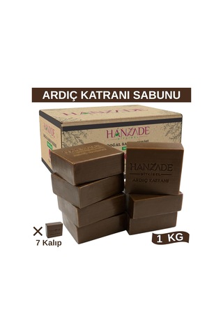 Hanzade Bitkisel Doğal El Yapımı Hatay Ardıç Katranı Sabunu 1 Kg 285 ML