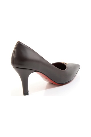 Bambi Kahve Kadın Klasik Topuklu Ayakkabı K01231461709 Kahve