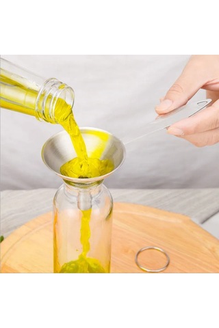 Springsun Ev Mutfak İçin Paslanmaz Çelik Uzun Saplı Huni Ve Şarap Kaşığı Seti - 5 Parça, Yüksek Kalite, Kullanıma Kolay, Çeşitli Amaçlı Diğer