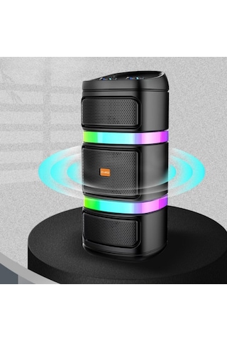 River World Hoparlör Mikrofonlu Kablosuz Party Box Speaker