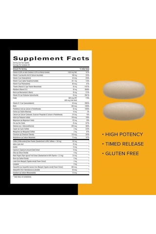 Gnc Mega Men Energy & Metabolism Multivitamin 180 Tablet