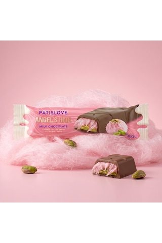 Antep Fıstıklı Krema Ve Pişmaniye Dolgulu Sütlü Çikolata, 40g