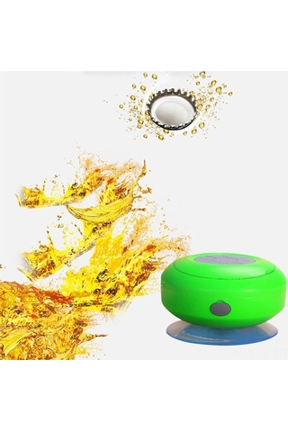 Suya Dayanıklı Taşınabilir Mini Bluetooth Hoparlör - Banyo, Araç Ve Dış Mekan Kullanımı İçin