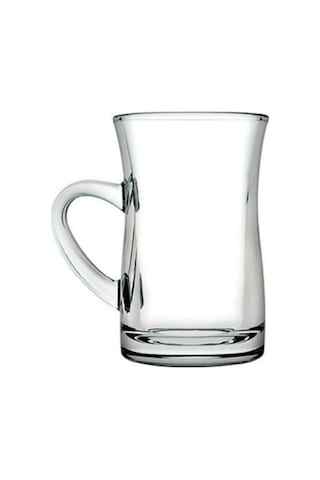 Paşabahçe 55613 Mila Kulplu Çay Bardağı 145Cc - 12 Adet