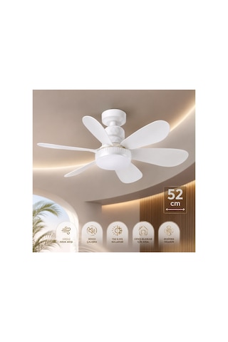 Ct-1154 62w Lodos Fan Led Kumandalı Işıklı Tavan Vantilatörü