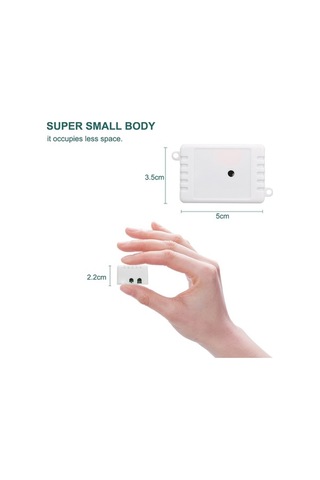 Pazly 433mhz Akıllı Ev Röle Alıcı-verici, 85-220v, 1kw, Rf Kumanda Modülü + Rf Kumanda 1527 Diğer