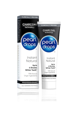 Pearl Drops Instant Natural White Charcoal Diş Macunu 75 ML