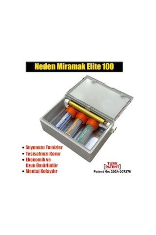 Elite Serisi 100 Ev Tipi Kompakt Su Filtresi Ve Manyetik Kireç Önleyici Set 4e0e533c Model-4e0e533c