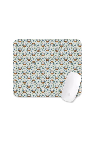 Durable Cat Desenli Mouse Pad 27x32cm, Kaymaz Rubber, Suya Dayanıklı-a11