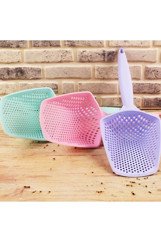 Periboia Yeni Tasarım Süzgeçli Kepçe Karışık Renkli