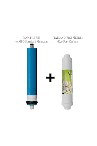 Su Arıtma Cihazı Filtresi Membran Filtre + Tatlandırıcı Karbon