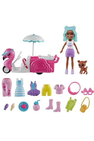 Polly Pocket Flamingo Atıştırmalık Arabası HWP24